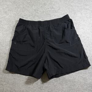 Columbia Shorts Womens S Black PFG Backcast Water Elastic Drawstring Mesh